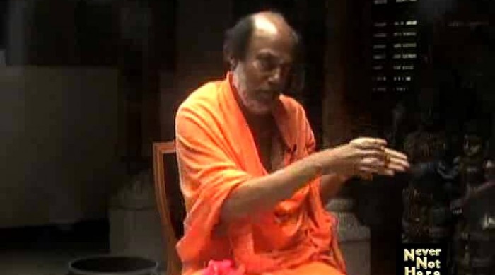 Swami Suddhananda on Never Not Here 2009 - ВедаАнта - предельное знание